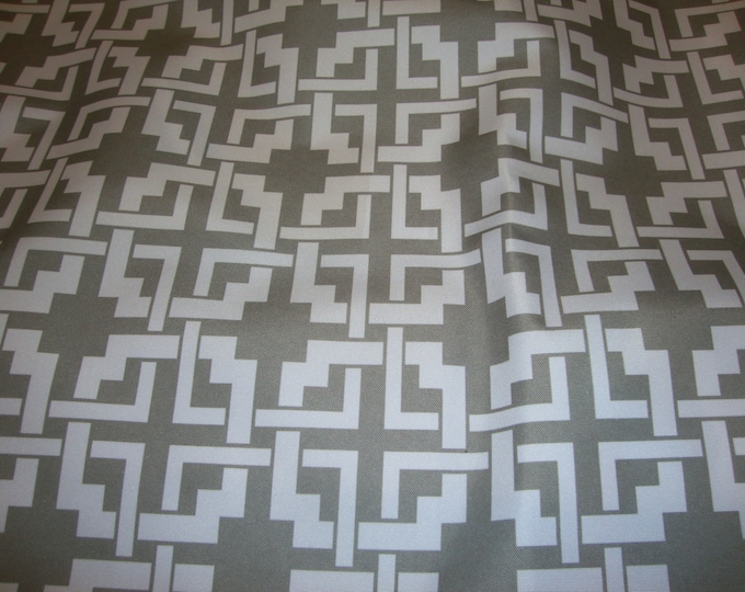 Grey and White Digital Print Waterproof Outdoor Canvas fabric 60" 600 Denier wide per yard