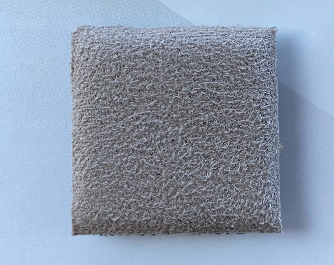Taupe Suede Headlining Foam Backed Fabric 60" Wide by the yard