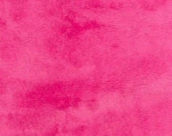 Hot Pink Solid Minky Fabric | Soft Plush Cuddle Fabric by the Yard | Baby Blanket, Sewing, Crafts, Quilting, Apparel