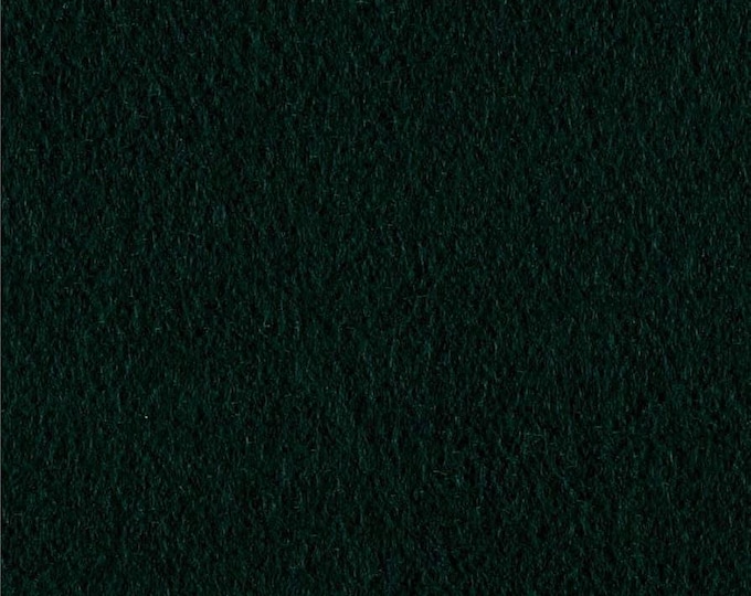 Hunter Green Soft Cozy Fleece Fabric by the Yard | Warm Anti-Pill Fleece for Blankets, Crafts, Apparel & DIY Projects 60” wide