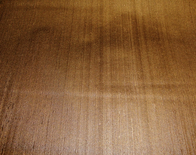 Linen Copper textured Upholstery faux leather Vinyl fabric per yard