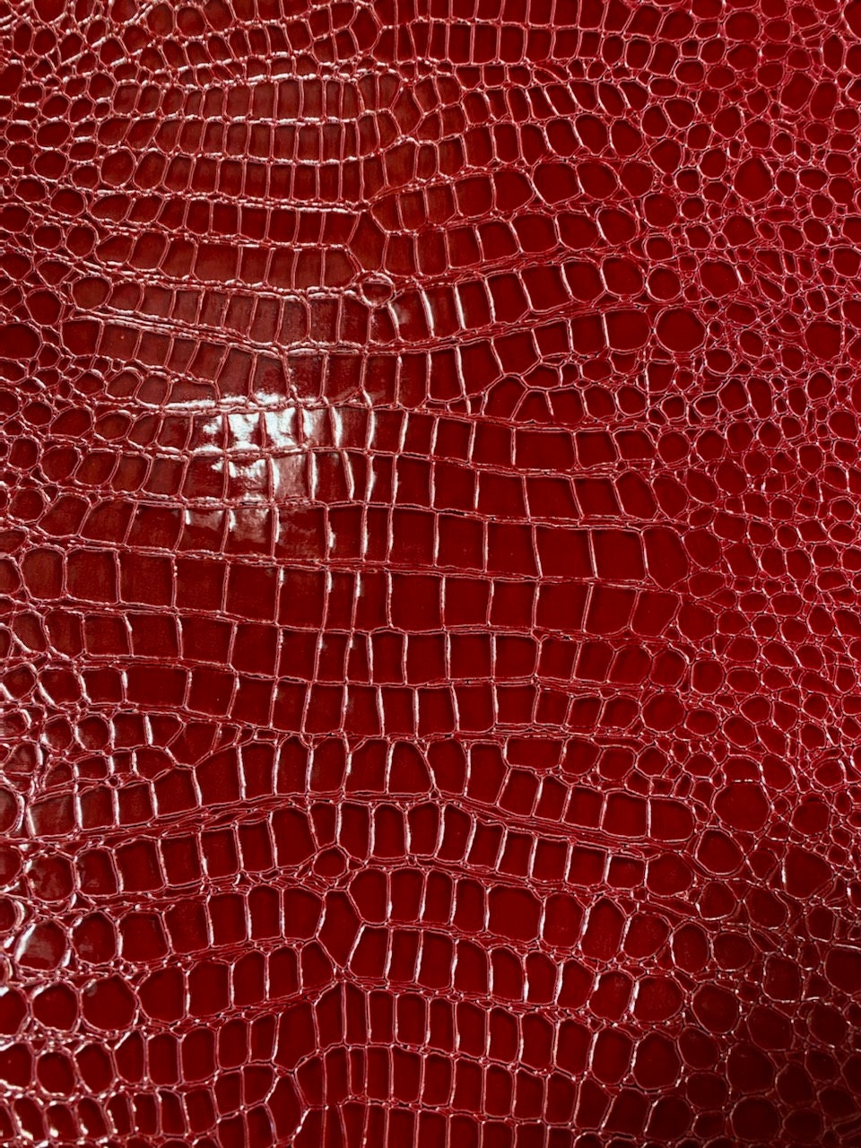 red leather fabric