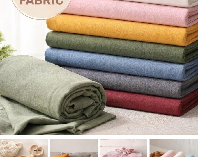 White Cotton Flannel Fabric 100% Cotton, Soft & Cozy, Solid White, Apparel, Baby Quilting Fabric by the Yard