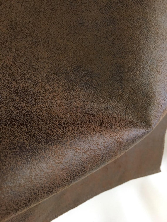 Cali Fabrics Tan Suede Backed Vegan Leather Fabric by the Yard