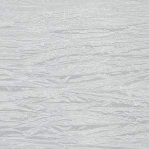 Taffeta Creased White Crushed Fabric 50&quot;/52&quot; Tablecloths home BY THE YARD