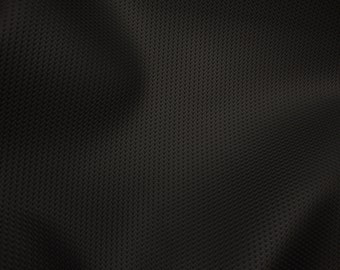 Vinyl faux Leather Black Diamond Perforated commercial upholstery  marine grade upholstery   fabric per yard