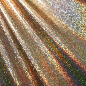 Gold black 4-Way Stretch  Mystique Spandex  Fabric by the yard 60 &quot; Wide