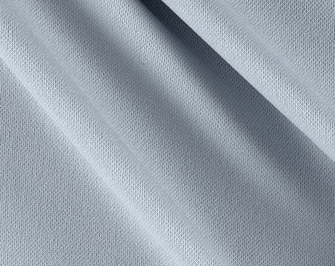 Silver  59/60" Wide 100% Polyester Wrinkle Free Stretch Double Knit Scuba Fabric By The Yard