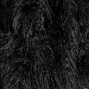 Mongolian faux fur long hair pile fabric BY THE YARD 58&quot; Wide