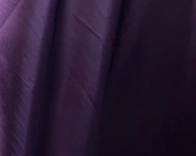 Plum Stretch charmuse fabric siky light weight 60" wide