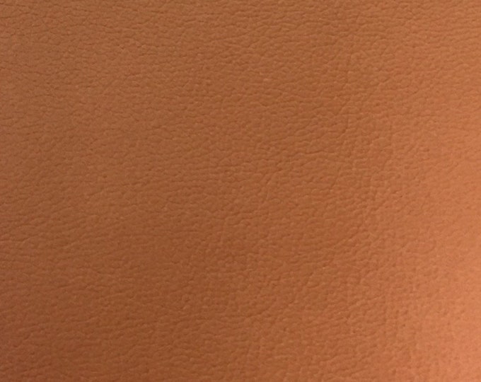 Vinyl Faux leather Camel Soft Skin Faux vinyl upholstery/clothing pvc fabric by the yard 55" Wide ships rolled
