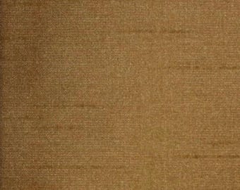 Wheat Shantung Dupioni Faux Silk two tone fabric BY THE YARD 54" wide