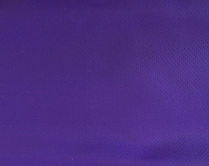 Purple Perforated commercial marine grade upholstery vinyls Faux Leather fabric per yard
