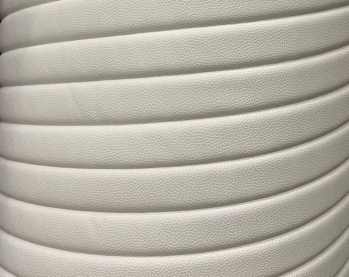 Vinyl  Leather Faux vinyl white 2” stripe Quilted  auto headliner headboard fabric with 3/8" Foam Backing Upholstery 52" Wide