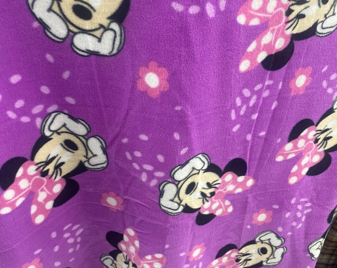 Purple Mini Fleece By The Yard 60" Licenced Product