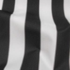 Black White Striped Waterproof Outdoor Canvas fabric 60" 600 Denier wide per yard