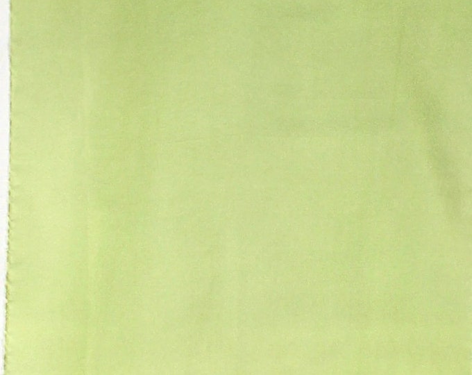 Cedar green /mint OMBRE 100% silk charmuse fabric