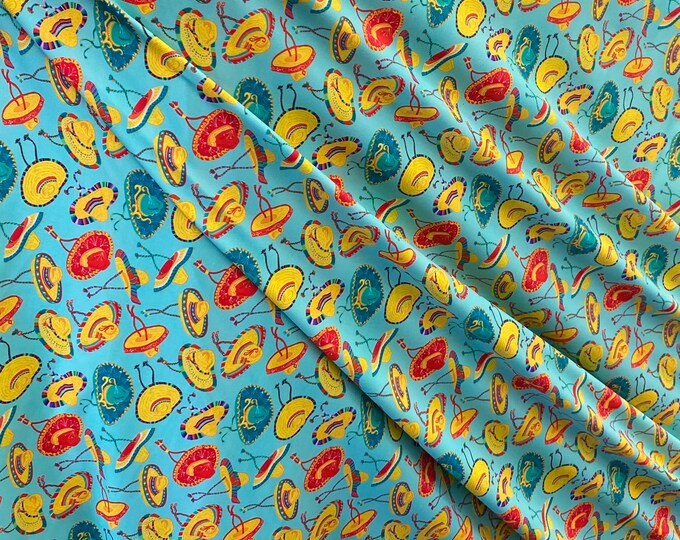 sombrero spandex 4-Way Stretch Fabric by the yard 60 " Wide