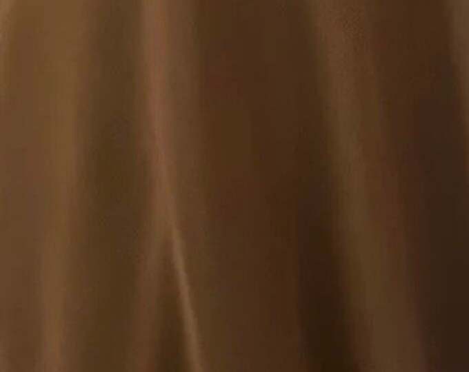 Brown Power Mesh nylon spandex Stretch Fabric 60" per yard