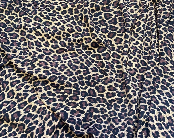 Brown Leopard dance swimsuits 4 way stretch 58" wide  Sportswear Athletic yoga pants