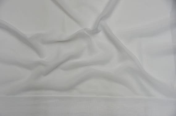 White Chiffon Fabric Solid Sheer 60 Wide Sold by -   Fabric draping  wedding, Draping wedding, Fabric draping