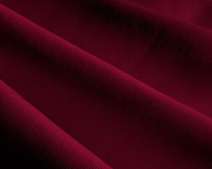 Burgundy Solid Broadcloth poly cotton 58" wide