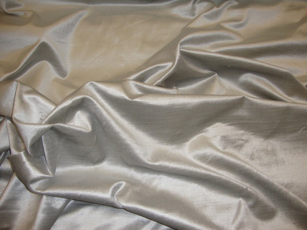 Drapery Silver SILVER GRAY Velvet Upholstery Drapery Luxurious Glam Fabric by the Yard ...