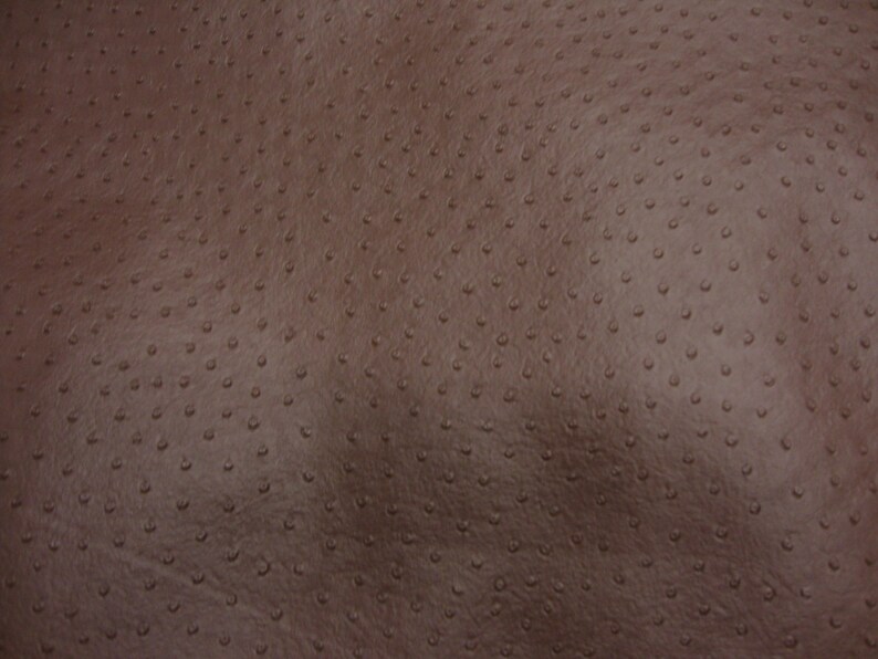 Chocolate Vinly Ostrich Fake Leather Pleather Upholstery Vinyl Etsy
