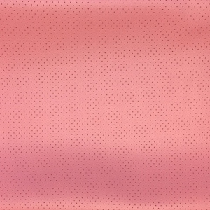 Pink Perforated upholstery vinyls Faux Leather fabric per yard