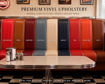 Palma faux leather Marine Premium Automotive Upholstery Fabric - 54 Inches Wide