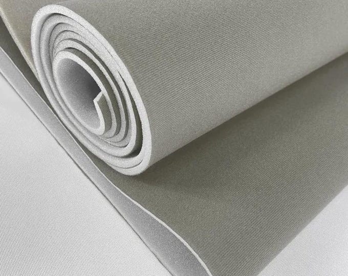 Foam Backed quicksilver Auto Headliner Fabric 108" x 60" rolled