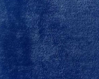 Navy Stretch Velvet fabric by the yard 60" Wide