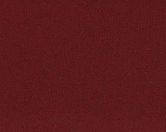 Outdoor Burgundy Soft solid water resistant Canvas fabric 60" wide per yard