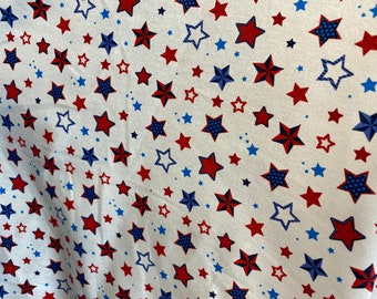 Cotton 100% Stars fabric yard 60” wide