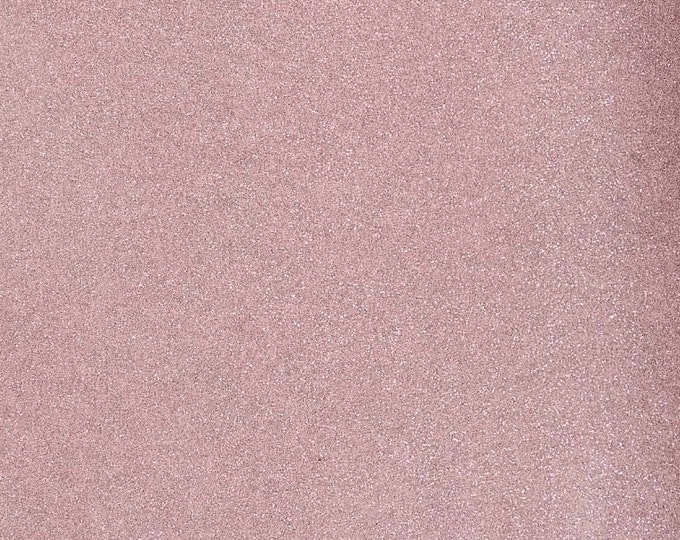 Vinyl Faux Fake Leather PU Sparkle Glitter Fabric - PINK - 54" Width Sold By The Yard
