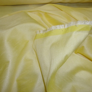 Sunlight Shantung Dupioni Faux Silk two tone fabric BY THE YARD 54&quot; wide