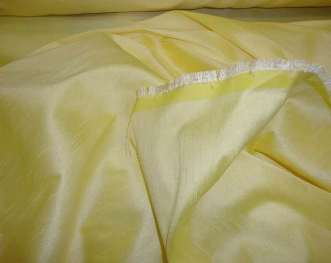 Sunlight Shantung Dupioni Faux Silk two tone fabric BY THE YARD 54" wide