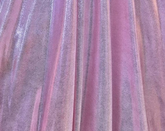 Light pink Mystique Spandex 4 way stretch fabric sold by the yard 60 " Wide