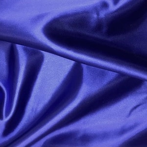 Royal bridal shiny satin polyester fabric 60&quot; wide