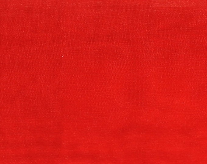Red Sparkle Crystal Sheer Organza Fabric Shiny fabric polyester 60" wide