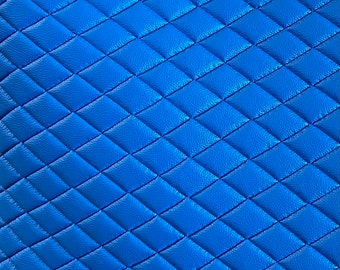 Blue LV Cloud Pattern Faux Leather Fabric for Bag and Shoe Custom by Y –  MingFabricStore