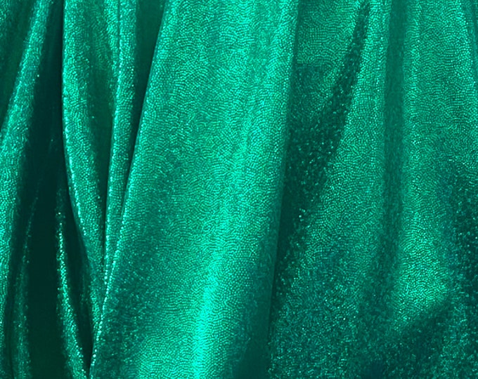 4-Way Stretch green Mystique Spandex swimsuits dance Fabric by the yard 60 " Wide