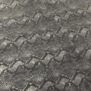 Gray Snake Design Nylon Spandex By The Yard, Digital Print Snake Fabric  Muti Color Snake Fabric 4 Way Stretch, Fabric 60” wide