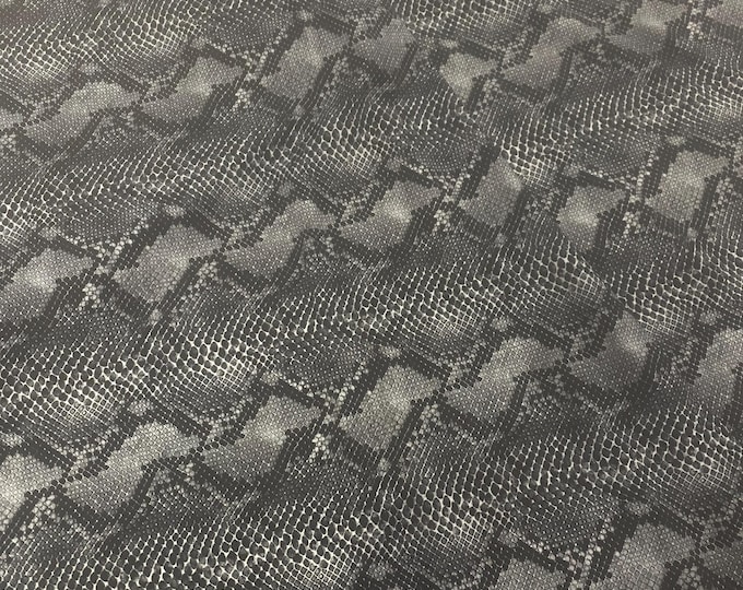 Gray Snake Design Nylon Spandex By The Yard, Digital Print Snake Fabric  Muti Color Snake Fabric 4 Way Stretch, Fabric 60” wide