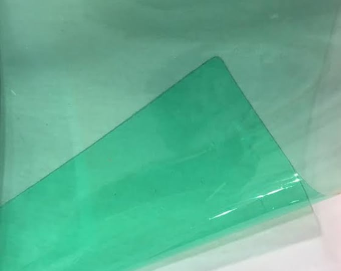 10 Gauge Tinted Transparent Plastic Vinyl Tinted 54 Inch Wide Fabric By the Yard