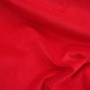 Lipstick Red Upholstery MIcro Plush Velvet Upholstery and Drapery fabric image 1