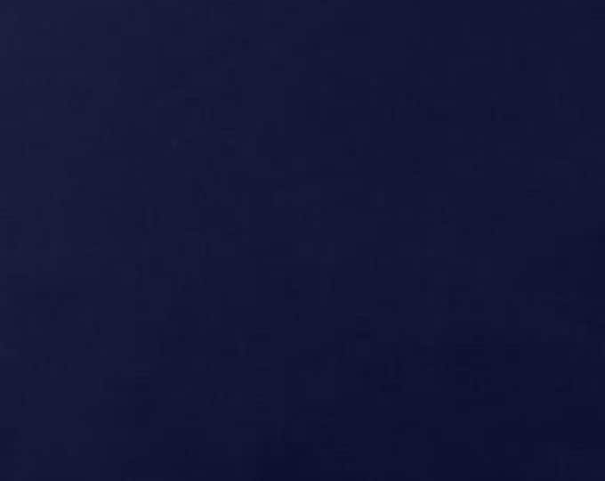 Navy Solid poly cotton Broadcloth fabric 60 " wide