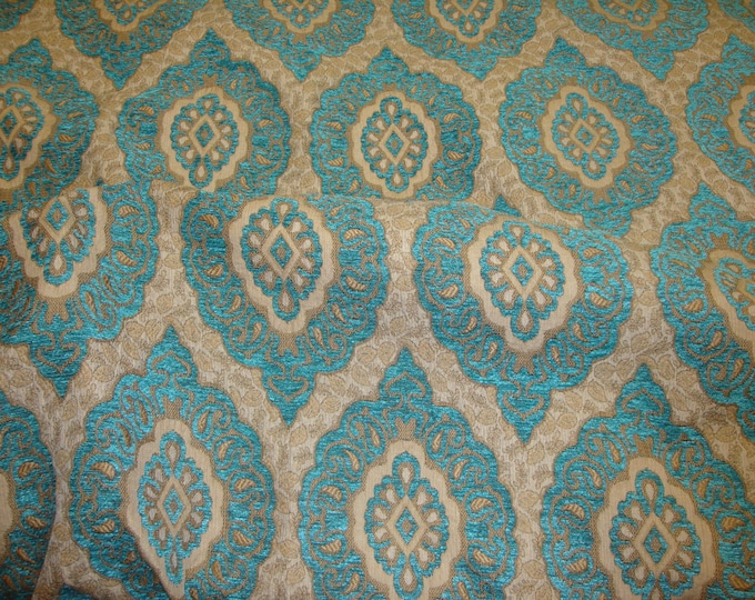 Marina Oval Chenille Upholstery Drapery fabric by the yard 57" Wide