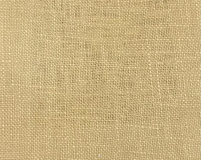 Linen color Killarney 100% linen fabric for bedding , pillows , Upholstey and so much more