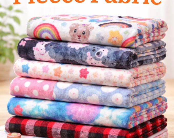 Dark charcoal Soft Anti-Pill Fleece Fabric by the Yard | Warm Cozy Craft Fabric for Blankets, Pajamas, Costumes & DIY Projects